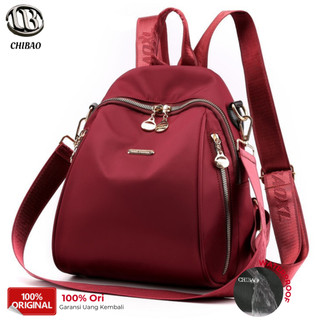 CHIBAO  - Tas Ransel / Backpack Anti Air #Lily 7166#Motif Wanita