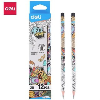 DELI - DELI GRAPHIC PENCIL / UNIQUE MOTIF 2B EU53300