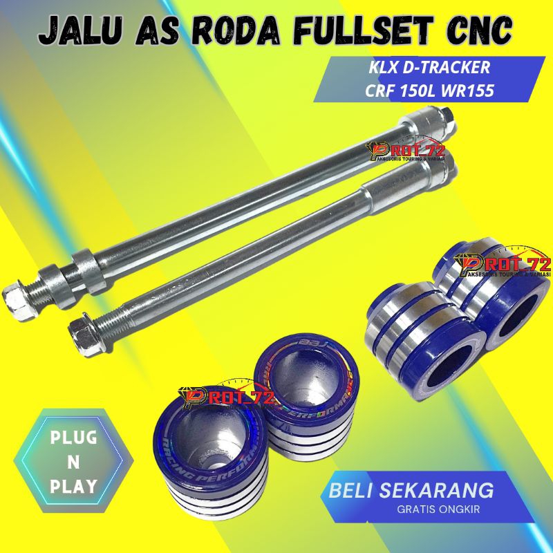 KLX DTRACKER CRF 150L WR155 ชุด CNC เพลาล้ออุปกรณ์เสริม Variations