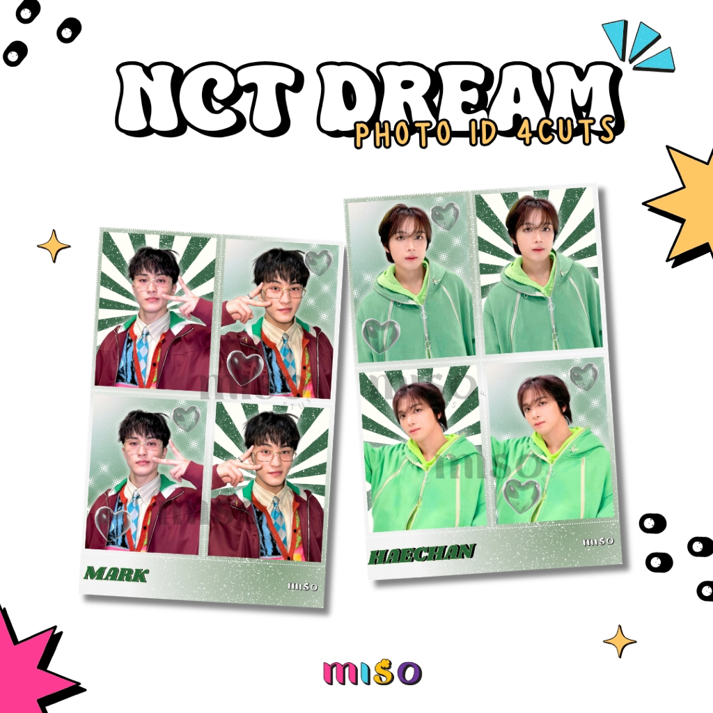 [MIN ORDER 3PCS] NCT DREAM Photo ID 4 ตัด / Photo ID NCT DREAM / Photo ID K-Pop / NCT DREAM / NCT DR