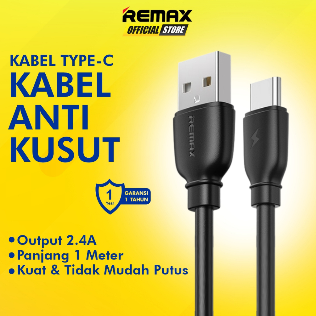 Remax Micro Type-C Data Charger Cable สําหรับ Iphone Suji Pro 1M RC-138