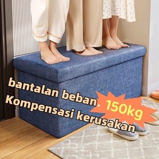 Cotton Storage Box Sofa  /Box penyimpanan Serbaguna / Kotak Penyimpanan Tempat Lipat Sofa