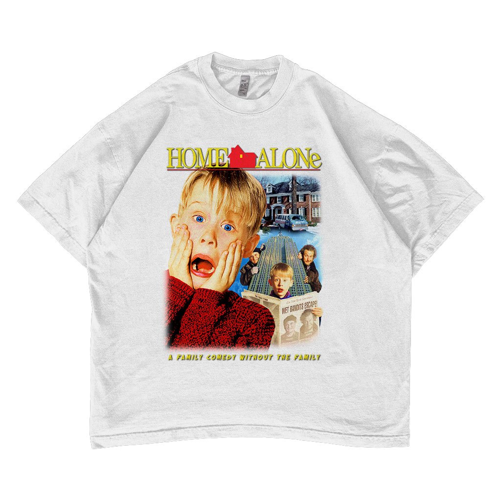 Home Alone เสื้อยืด Oversize Film Vintage 01