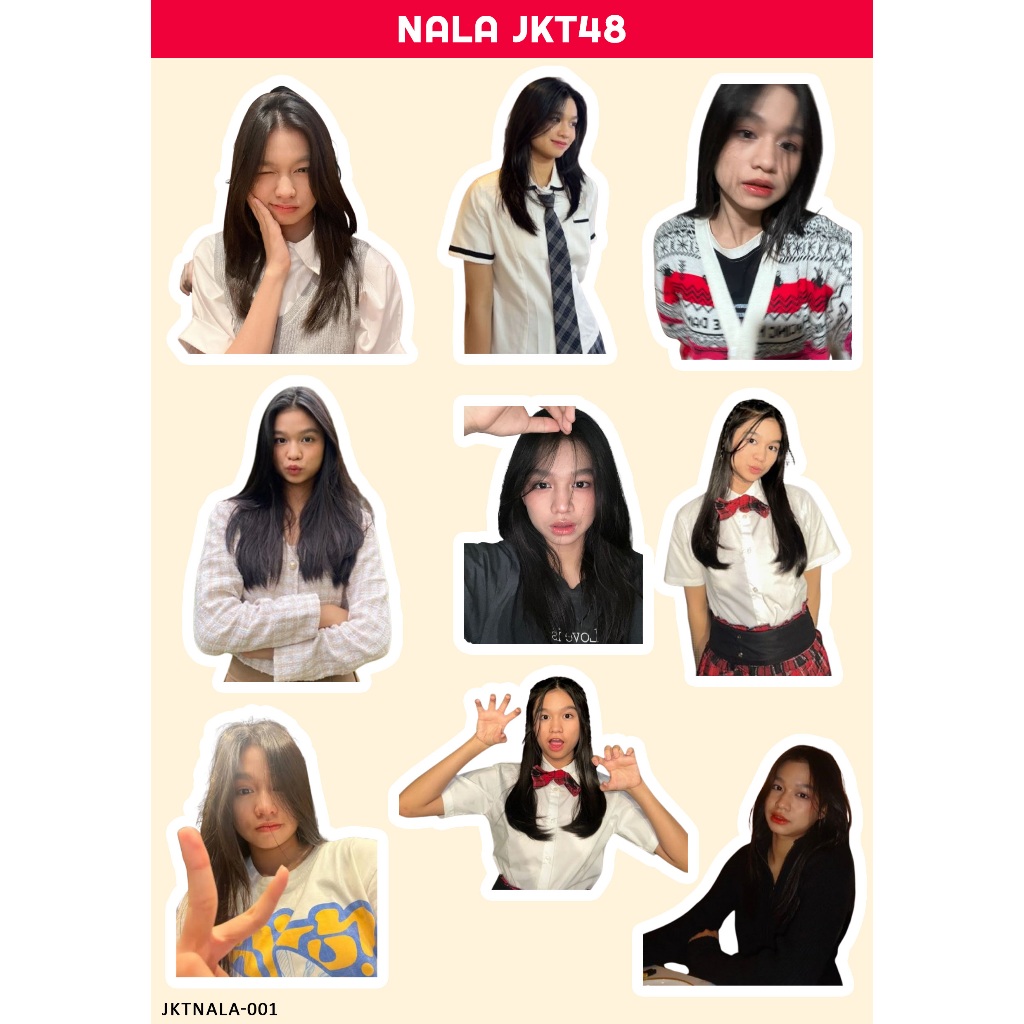NALA สติกเกอร์ JKT 48 I สติกเกอร์ JKT 48 I JKT 48 ใหม่ ERA I สติกเกอร์ NALA JKT48 I HOLOGRAM สติกเกอ