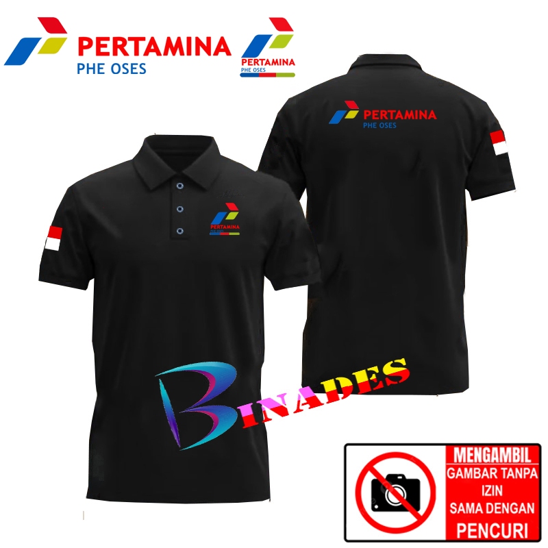 ขาย PERTAMINA PHAE OSS เสื้อยืดคอปกโปโล Wangky BINADES เสื้อยืด