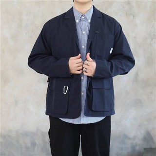 Blazer Jaket Unisex Kasual Oversize - Streetwear Oversize Multifungsi