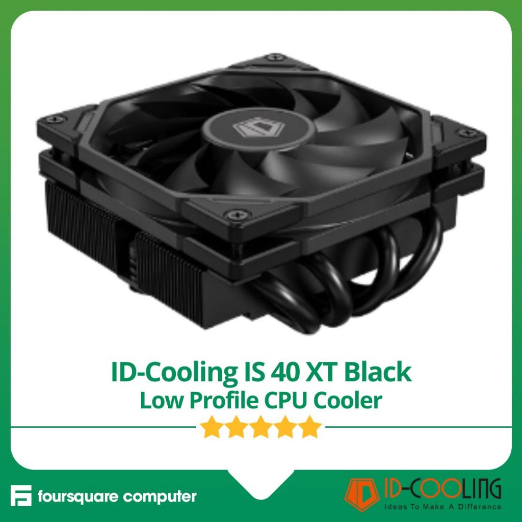 ID-Cooling IS 40 XT Black Low Profile CPU Cooler