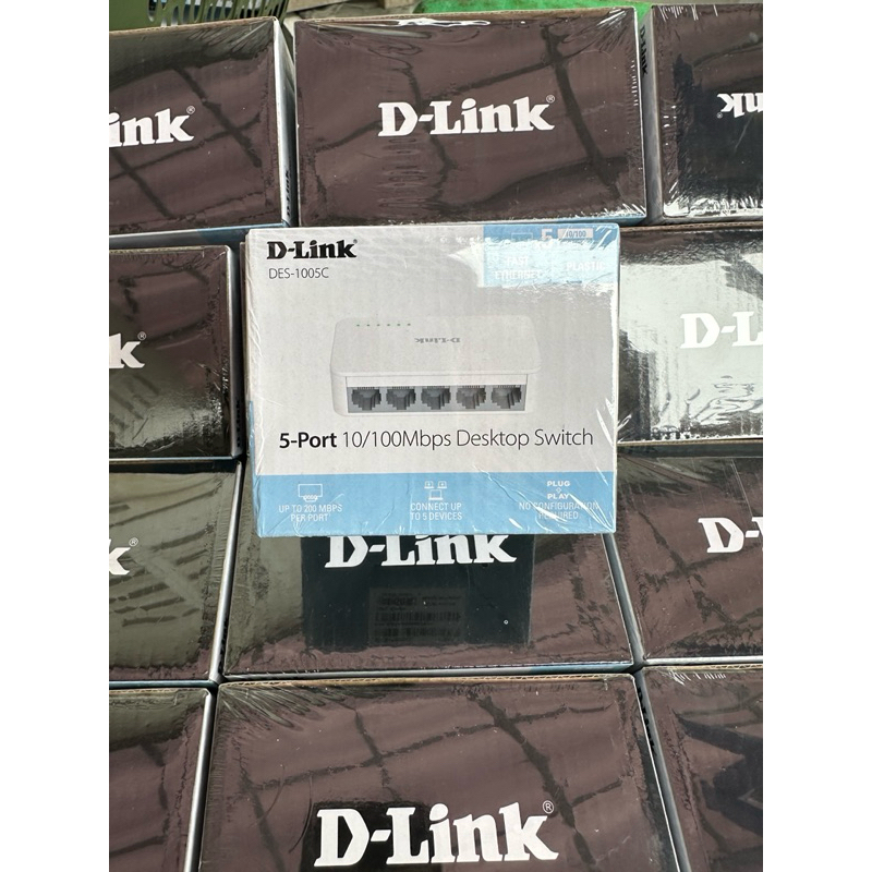 DLINK SWITCH HUB 5 PORT DES-1005C, DLink DES-1005C
