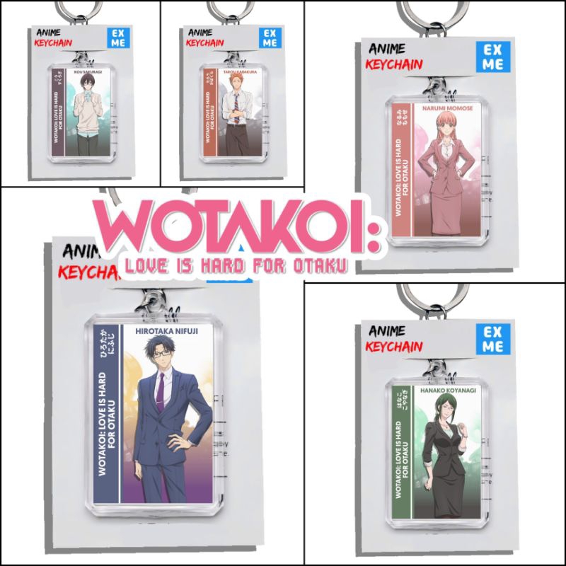 GANTUNGAN Wotakoi Love is Hard สําหรับพวงกุญแจ Otaku - Wotakoi Love is Hard สําหรับพวงกุญแจ Otaku - 