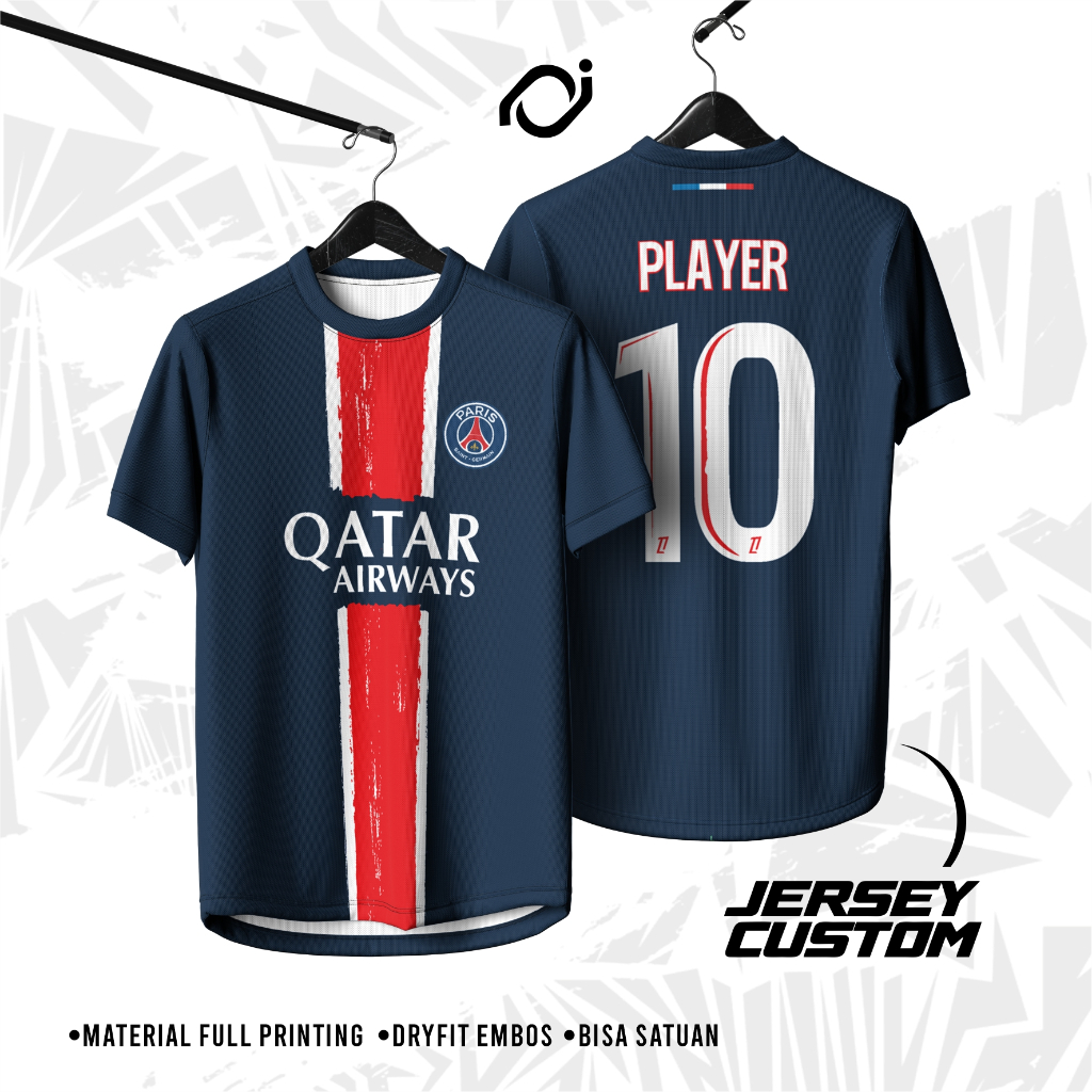 PSG Home Stadium Shirt Jersey 2024-2025 Printing