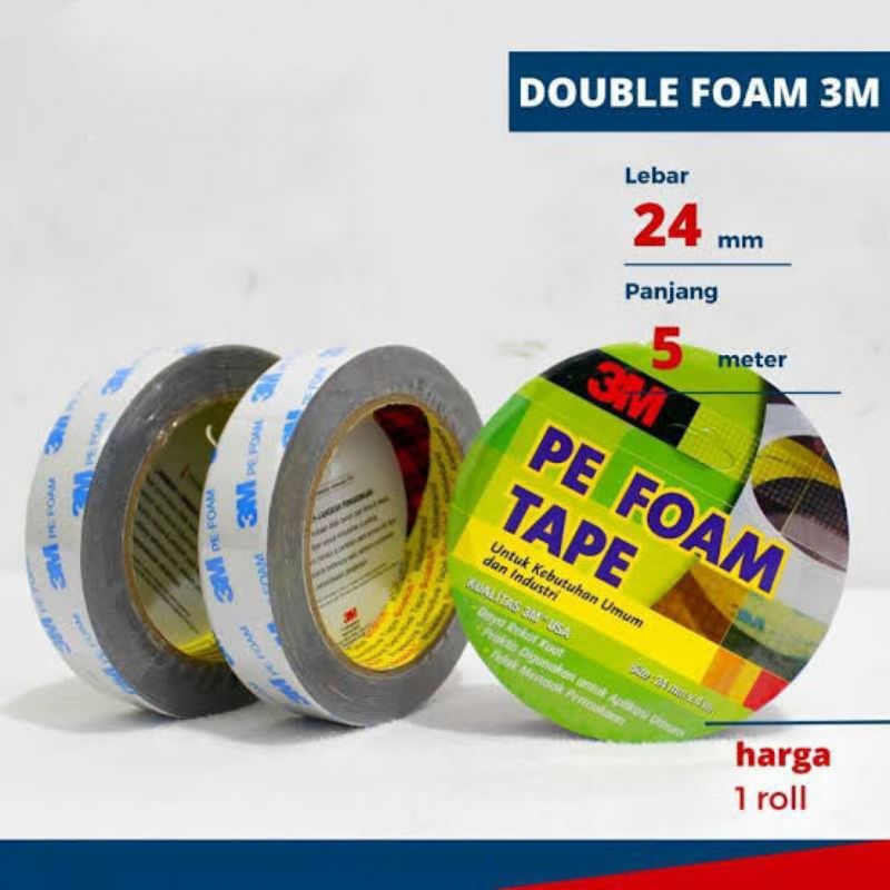 3m 1 in foam double tape สามารถ pe foam tape