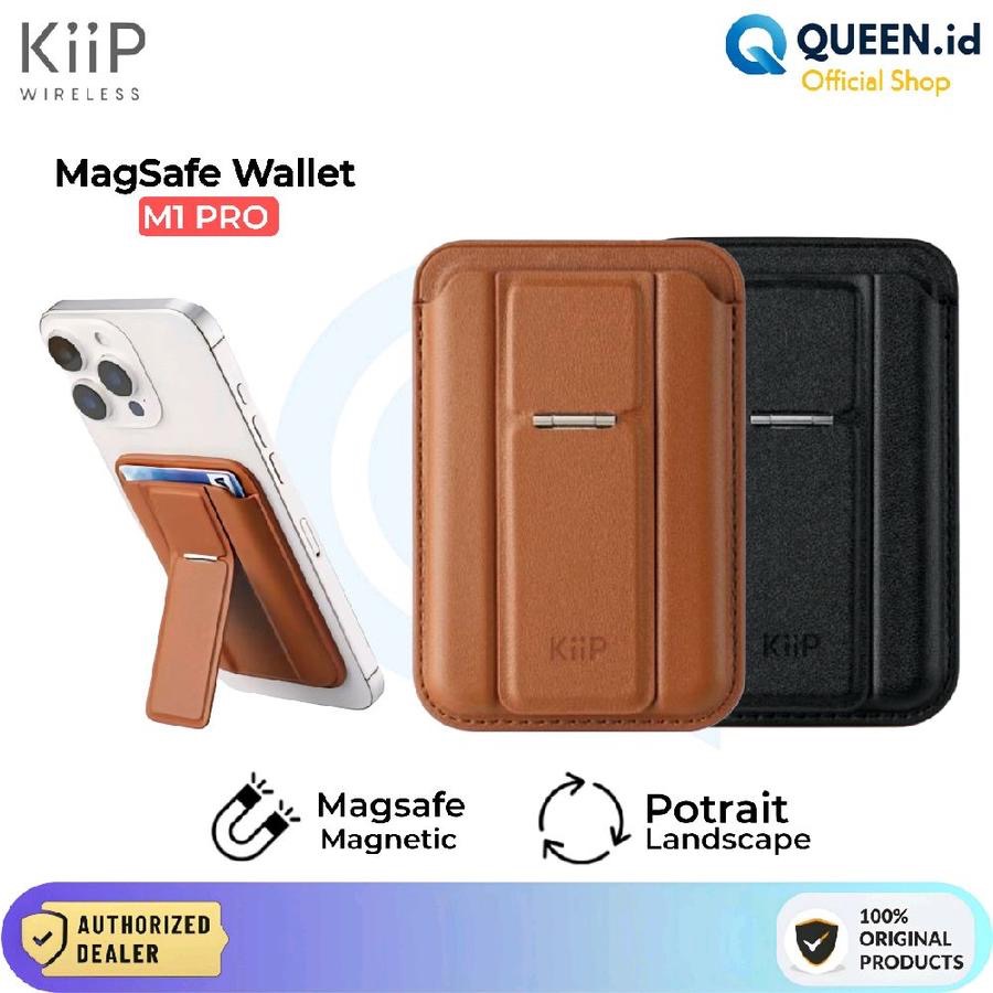 KIIP M1 PRO Magnetic Magsafe Phone Card Holder Stand Wallet Slim HP Card Wallet