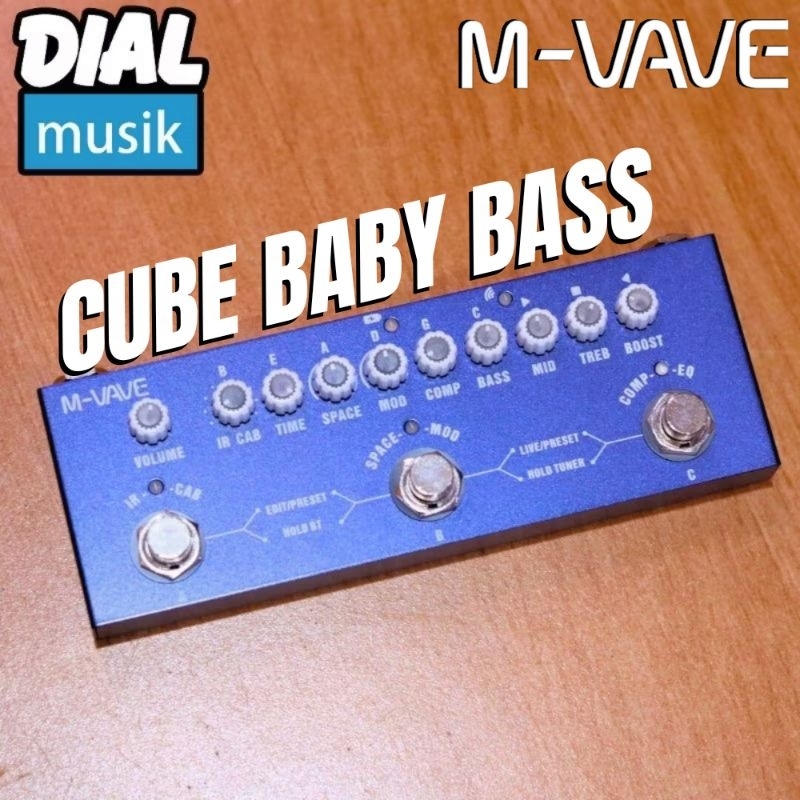 MVAVE Cube Baby Bass - Effect Strip - Multi Effect Strip Bass / Multi Effects Bass / Original