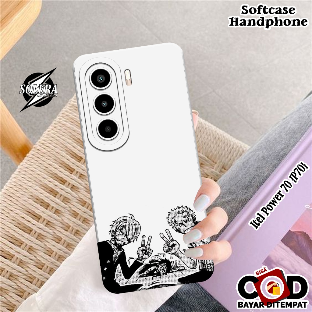 Itel Power 70 Case {P70} Softcase Itel Power 70 {P70} ล่าสุด 2025 Silicone Pro Camera Fashion Case A