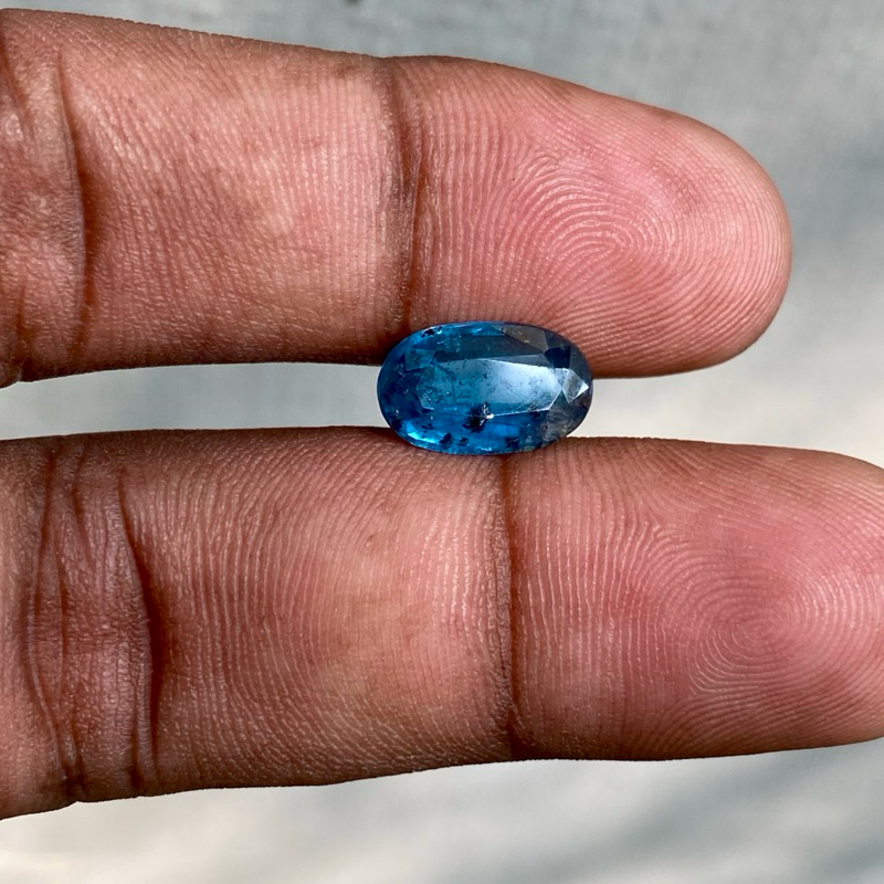 Natural Kyanite Sapphire Australia Blue kyanite Sapphire Austri หิน kyanite Dim 12.5x7.5x4