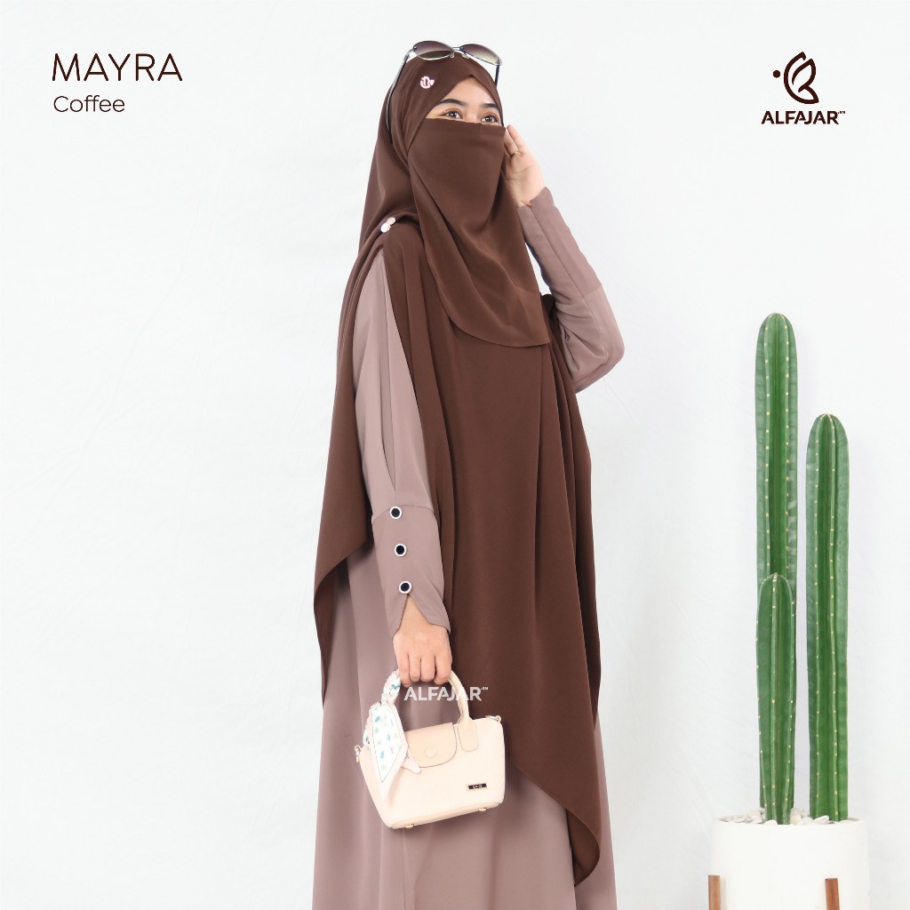 Alfajar - Instant Pashmina Bandana MAYRA Premium Yoris Material / แถมผ้าคลุมพร้อมเชือก