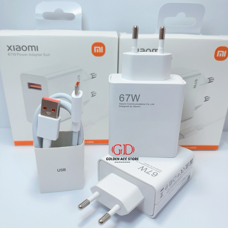 XIAOMI SUPER FAST CHARGINg CHARGER 67WATT / 67W TYPE C ของแท้ 100%