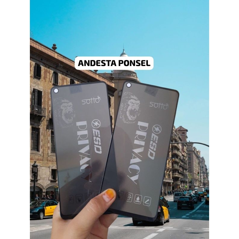 ANTI-SCRATCH SPY GLASS ESD PRIVACY ANTI-SPY PRIVACY GLASS OPPO A1KA3SA3XA5 2020A5SA7A9 2020A11KA12A1