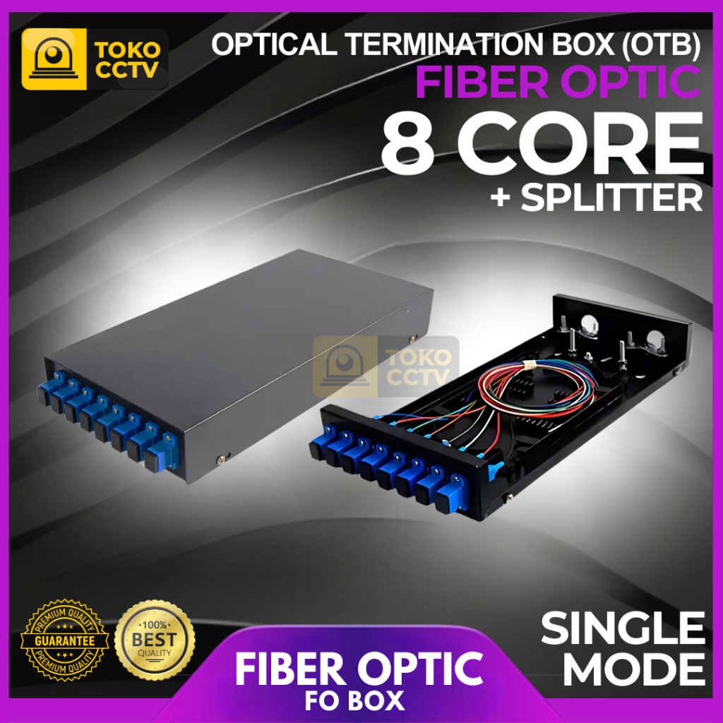 OTB 8 CORE SC UPC / ODF / FTTH SINGLE MODE / FIBER OPTIC TERMINAL BOX