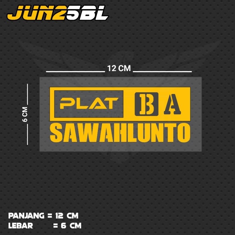 สติ๊กเกอร์ตัด WRITING PLATE BA PADDYLANTO / JUN25 SB