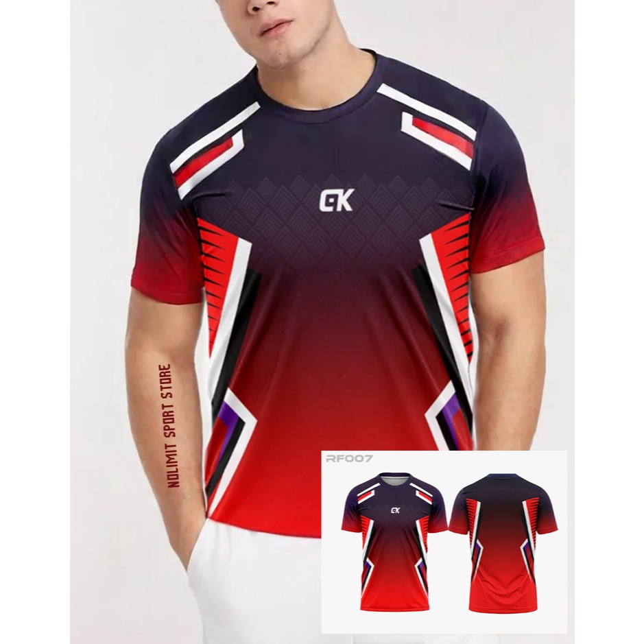 FULL PRINTING SPORTS T-SHIRT TRAINING JERSEY PRINTING