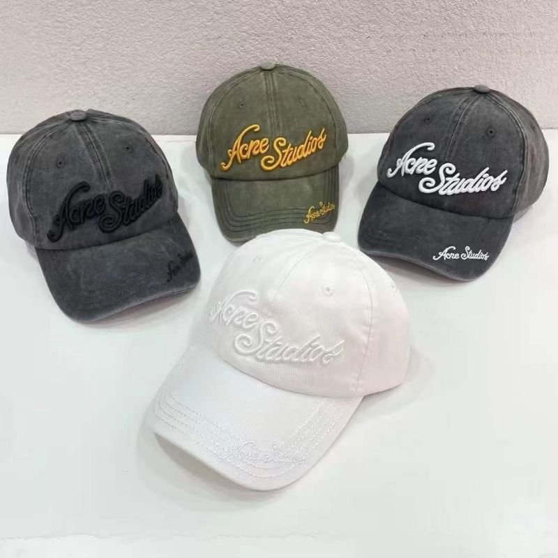 หมวกเบสบอลพรีเมี่ยมสําหรับผู้ชายและผู้หญิง acne studio