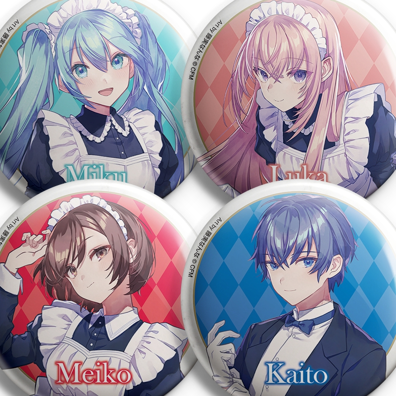 Project Sekai Vocaloid Pin เสิร์ฟสไมล์ ฮัตสึเนะ มิกุ