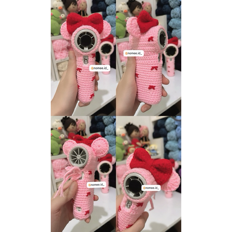 Goojodoq gfs007 / jisulife life พัดลมแขนโครเชต์ 9 ตัว (ทํามือ)