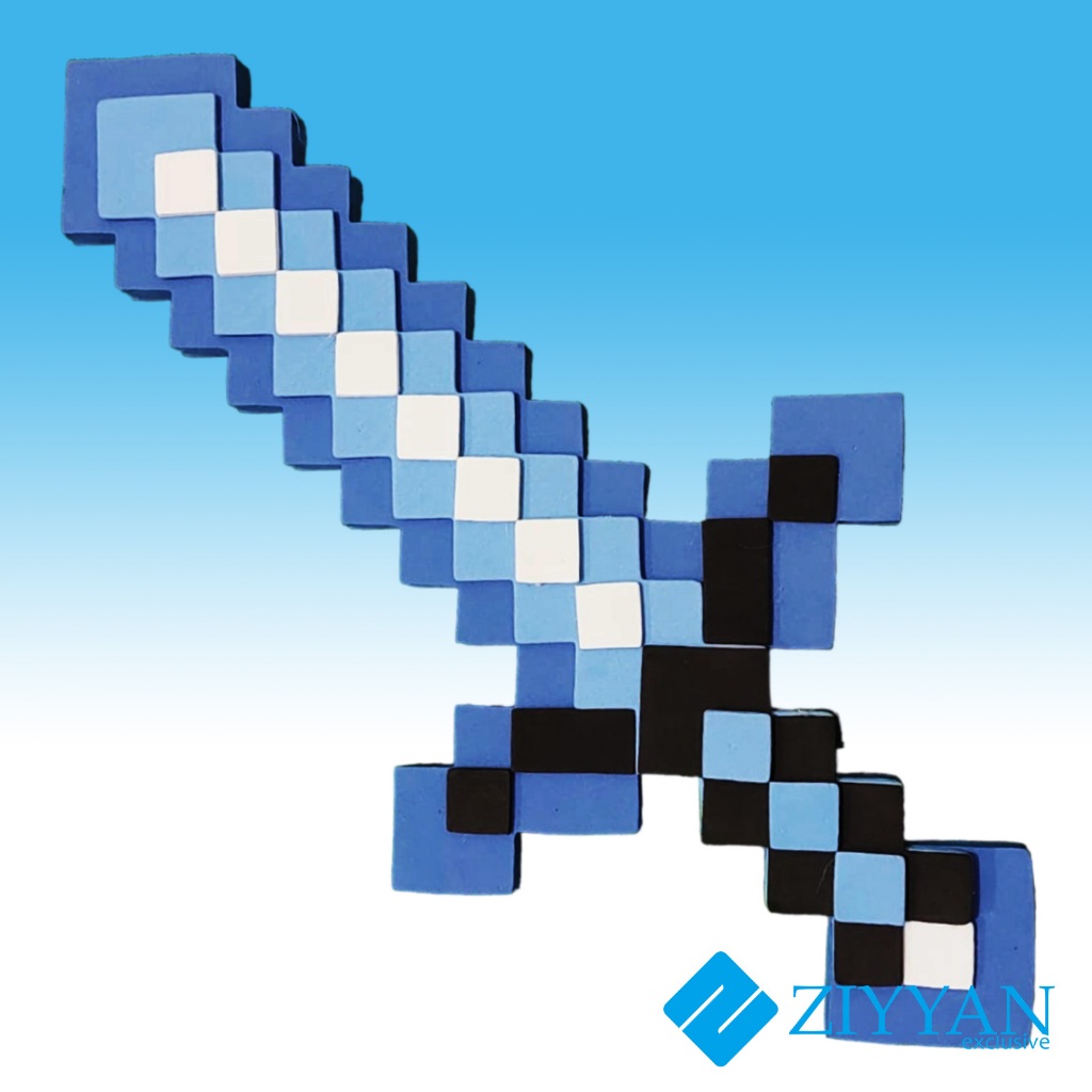 MINECRAFT MINE CRAFT DIAMOND SWORD & STICK SWORD TOY