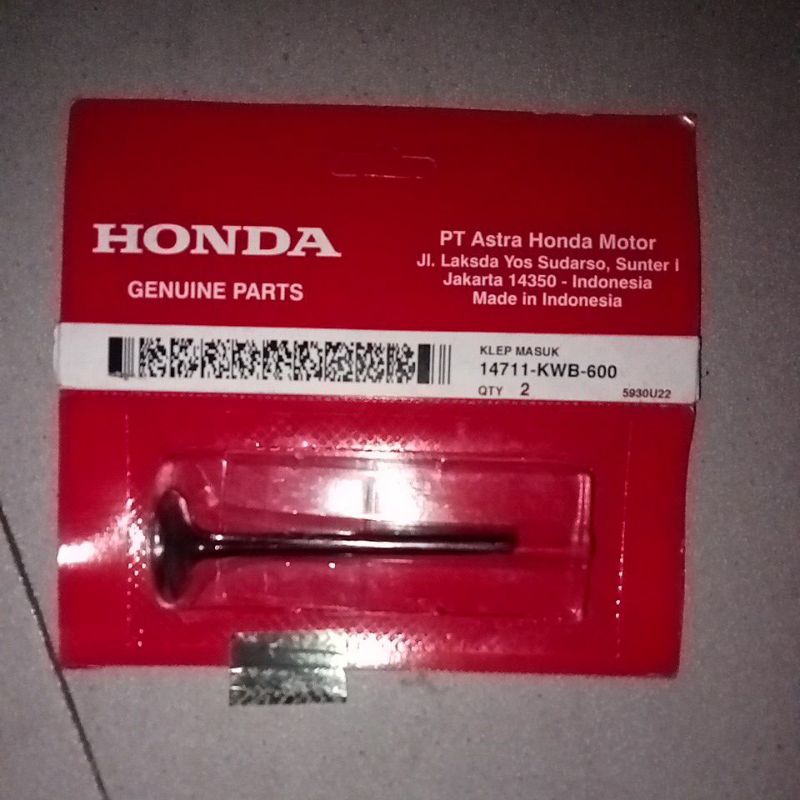 14711KWB600 – INLET VALVE, INLET VALVE, IN BLADE VALVE, REVO FI ORIGINAL AM