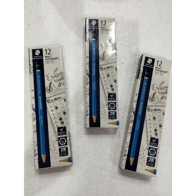 2B PENCIL STEADLER ยี่ห้อ WRITING PENCIL EXAM PENCIL