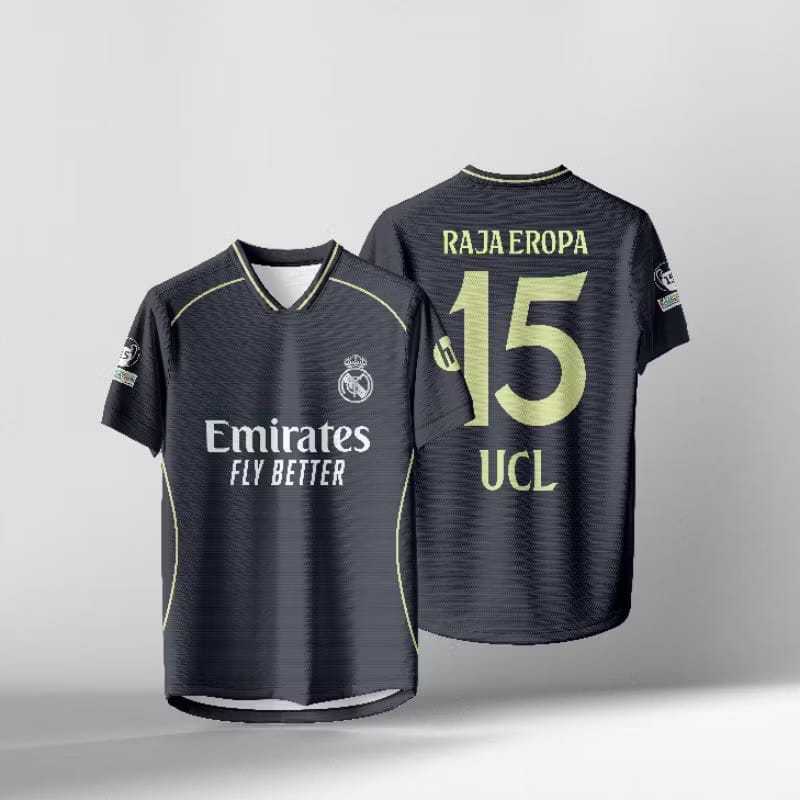 MADRID AWAY JERSEY 2025 2026 KING พิเศษ EUROPE 15 UCL