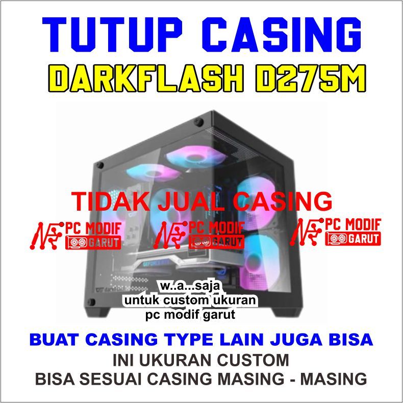ฝาครอบตัวกรองด้านข้าง darkflash d275m ฝาครอบเท่านั้น