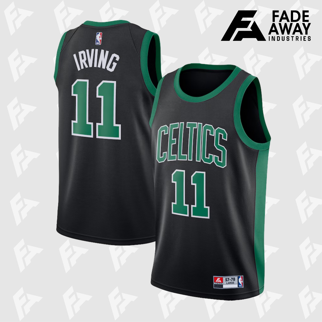 KYRIE IRVING 11 CELTICS เสื้อแข่งบาสเก็ตบอลสีดํา