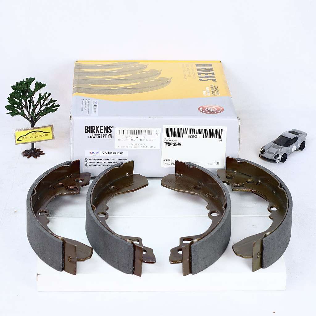 Birkens KBS-001 ผ้าเบรคหลัง Timor 95-On Brake Shoe