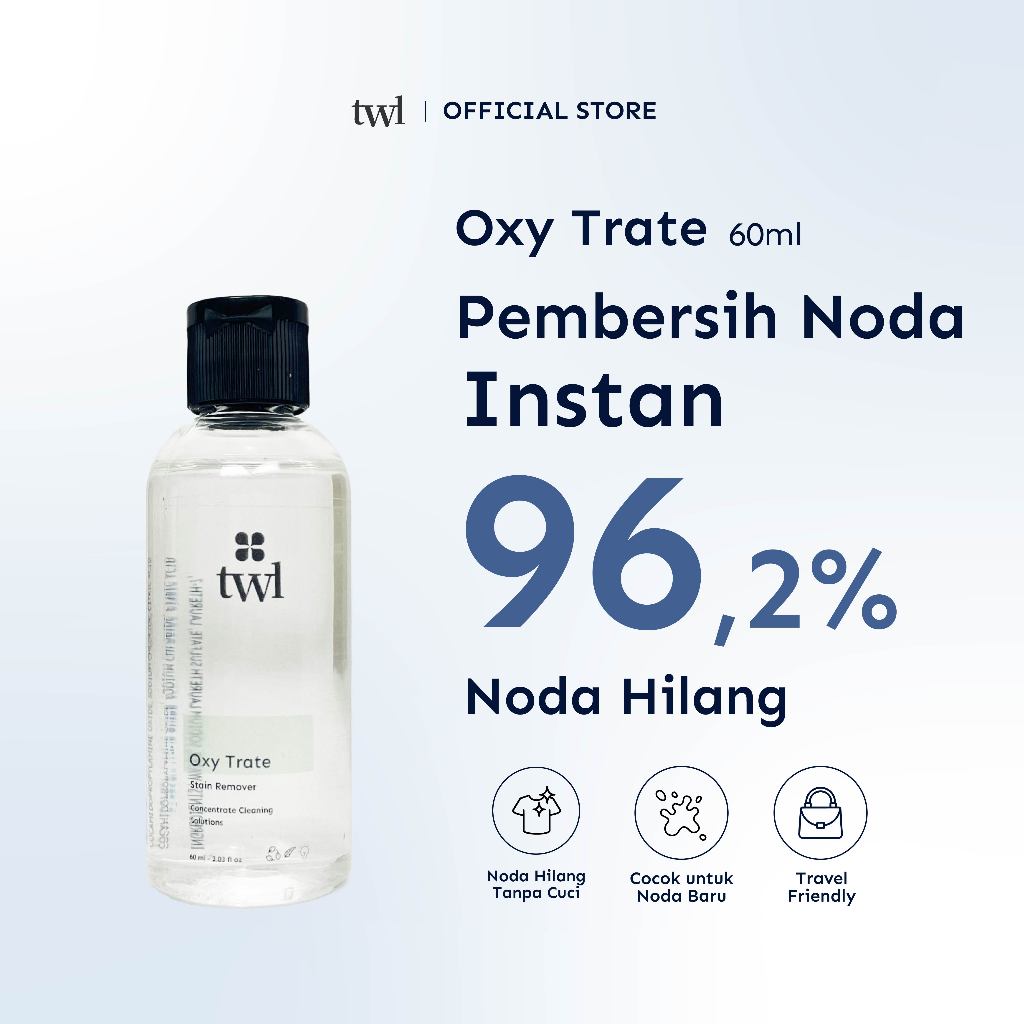TWL Oxy Trate น้ํายาขจัดคราบผ้า - น้ํายาทําความสะอาดสูตรเข้มข้น 60ml โดย Thewifeyslab