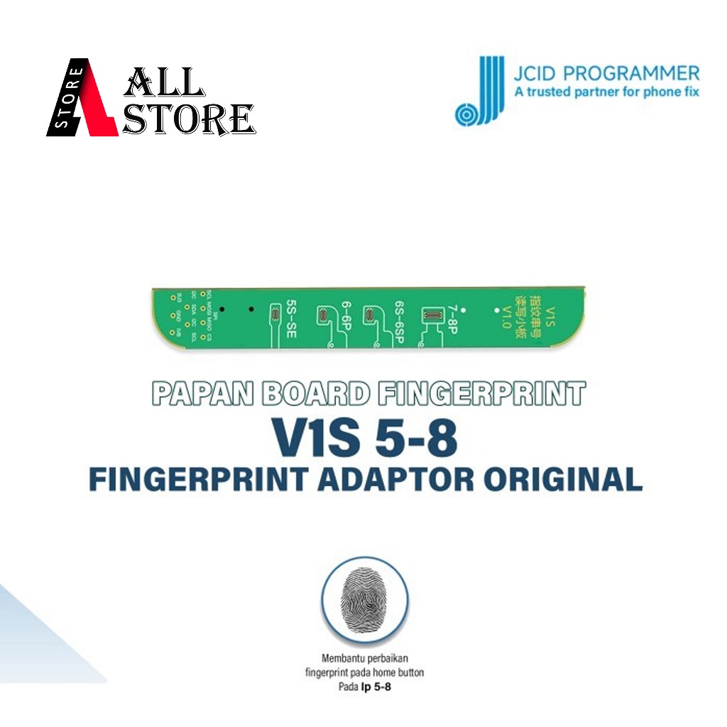 JCID V1S บอร์ดลายนิ้วมือหมายเลขซีเรียล R&W อะแดปเตอร์ของแท้