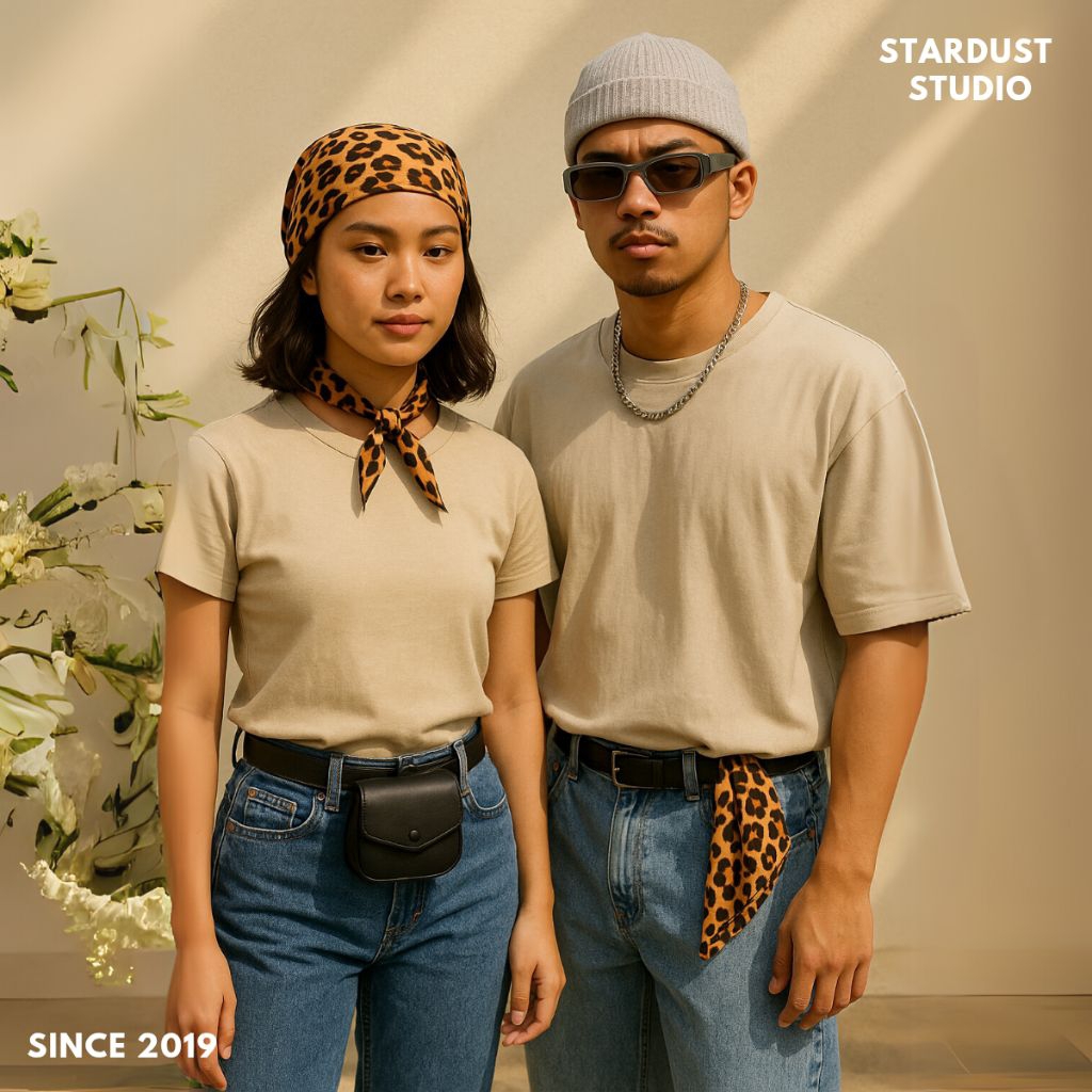 ผ้าพันคอ Stardust Leopard/ Slayer Skena / ผ้าพันคอมัลติฟังก์ชั่น / ที่คาดผม / อุปกรณ์เสริมหัวมัลติฟั