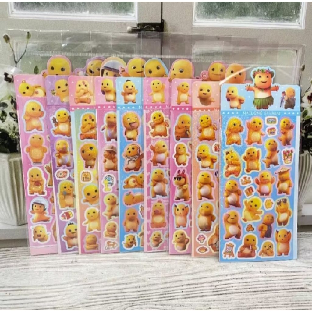 สติ๊กเกอร์ Nailong Dino 1 แผ่น Viral Nailong Dino สติ๊กเกอร์น่ารักไม่ซ้ําใคร