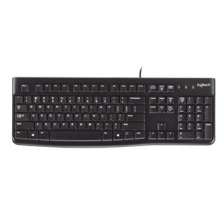 Logitech USB Keyboard K120 Cable K 120 Original สีดํา