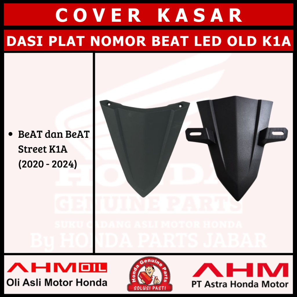 Beat Led Old Number Plate Tie 2020 - 2024 K1A 64302K1AM00ZA 64302K1AN00ZA
