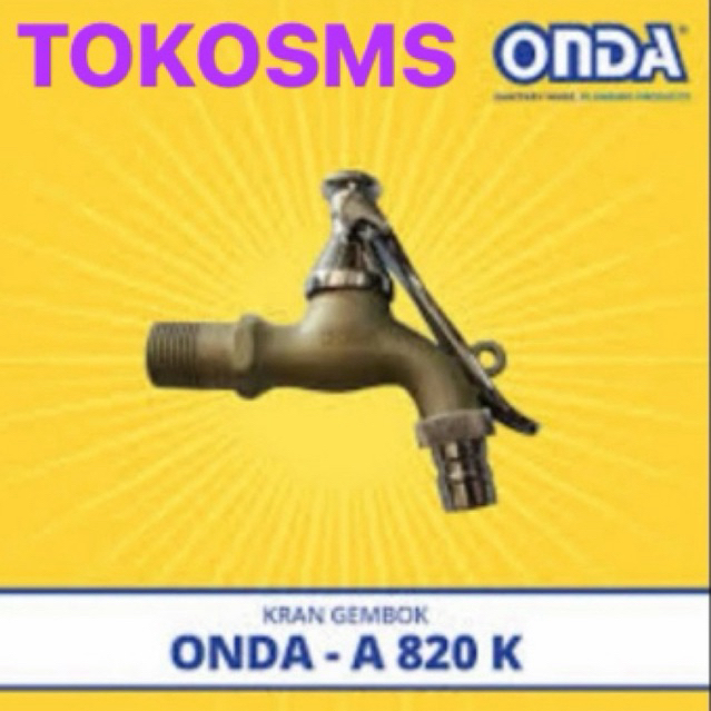ก๊อกน้ําสําหรับกุญแจสวน onda A820K faucet ล็อคท่อก๊อกน้ํา 820 k