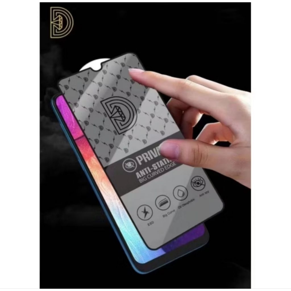 TEMPERED GLASS ANTI STATIC SPY DIAMOND REALME 3 5 I 6 7 7I PRO 8 PRO 9 PRO+ 10 11 12 13 C2 C3 C11 C1