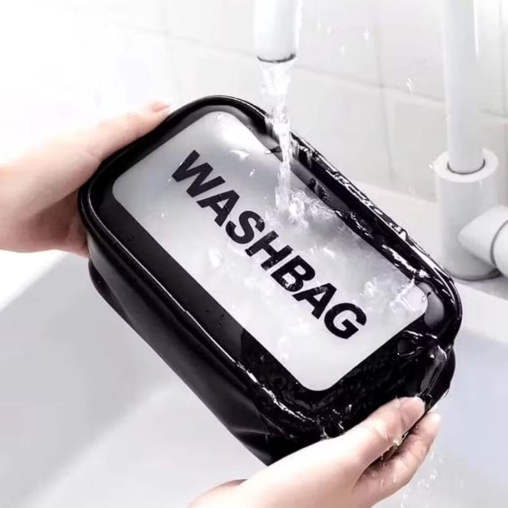 กระเป๋าเครื่องสําอางใส Washbag/Makeup Pouch Washbag Pouch WATERPROOF Makeup Bag