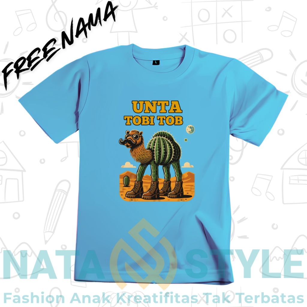 Anomali เสื้อผ้าเด็ก Camel Tobi Tob I Anomali เสื้อยืดเด็ก Camel Tobi Tob | Unisex [FREE NAME] Viral