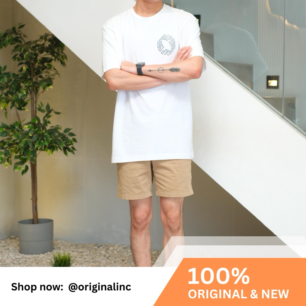 GP Circle Logo SS Tee สีขาว GP-SST-73