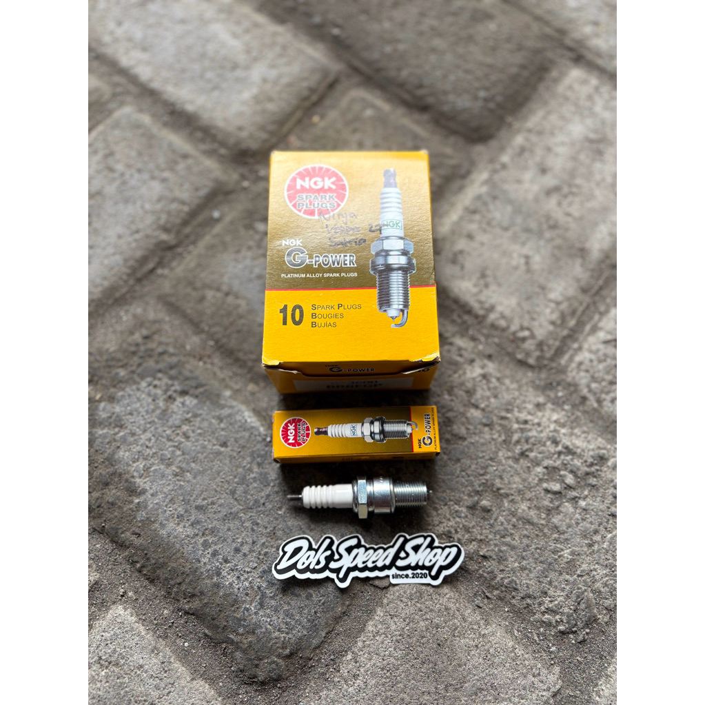 NGK GPOWER NINJA 2-STOKE ORIGINAL BR8EGP SPARK PLUG VESPA SATRIA 2-STROK