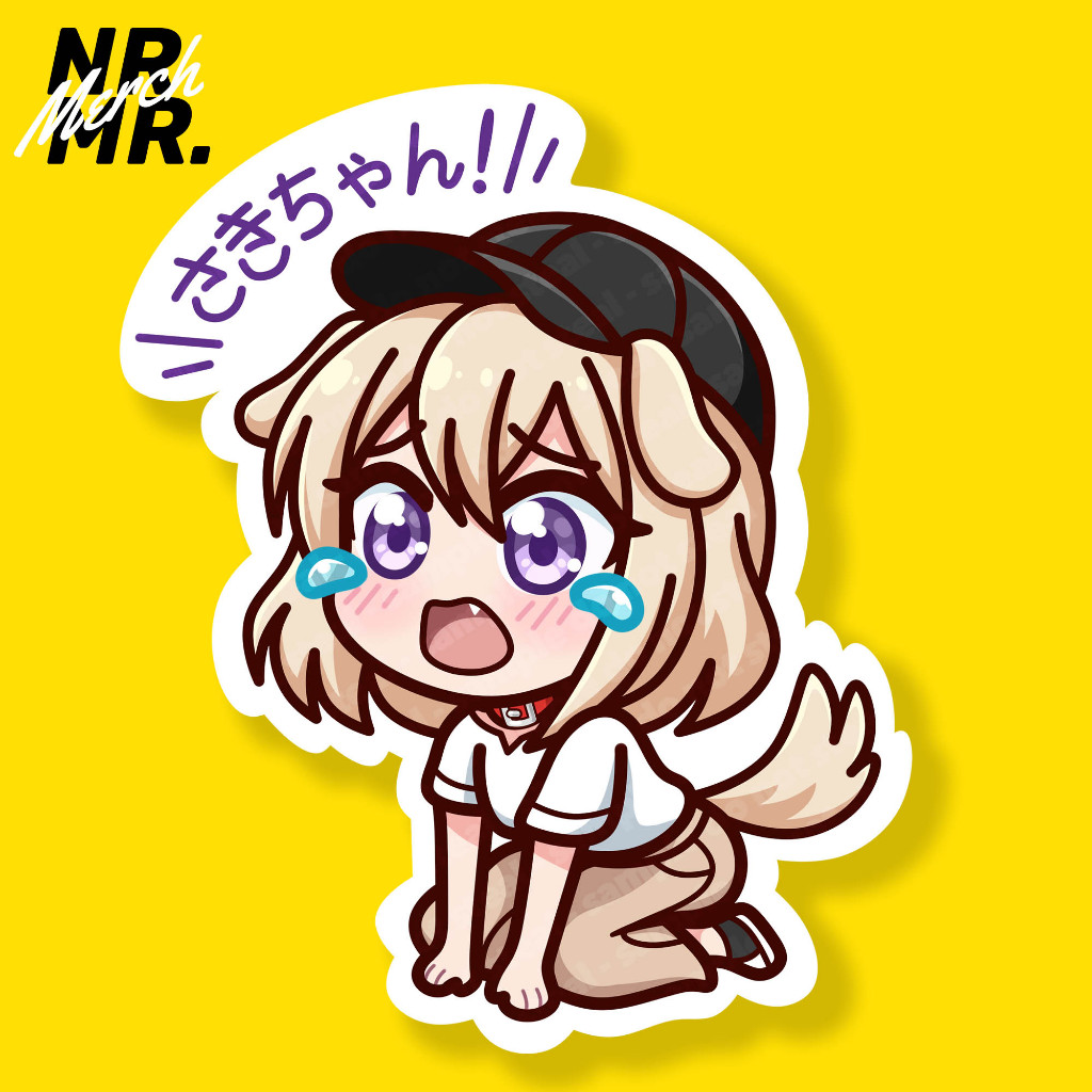 Misumi Uika / Hatsune "ซากิจัง!" สติ๊กเกอร์ไวนิล Chibi Fanmade บางดรีม Ave Mujica