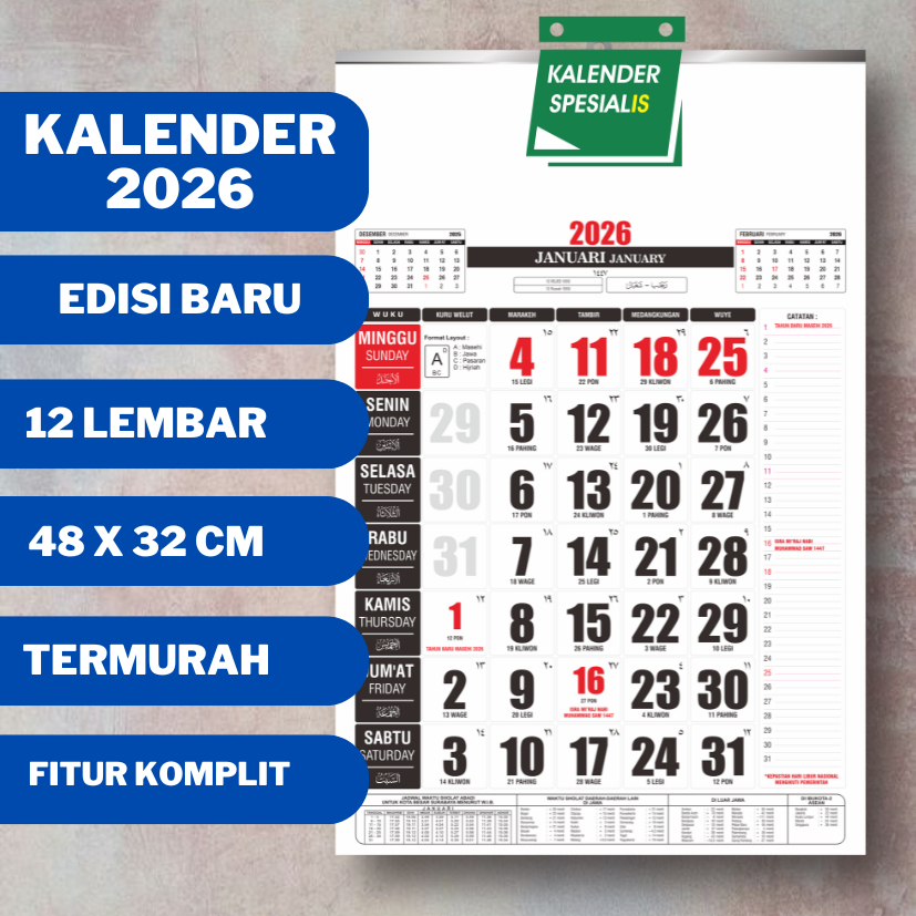 WALL CALENDAR 2026 DESK CALENDAR 2026 LATEST EDITION