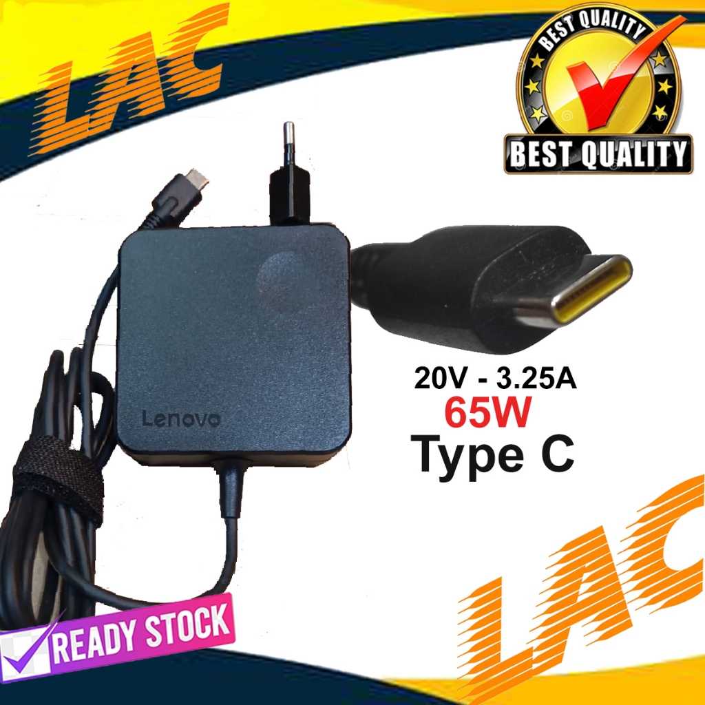 L3N0V0 65W Type-C Thinkpad yoga Chromebook Square อะแดปเตอร์ชาร์จ